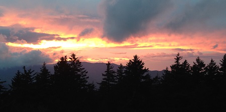 Spectacular Friday sunset